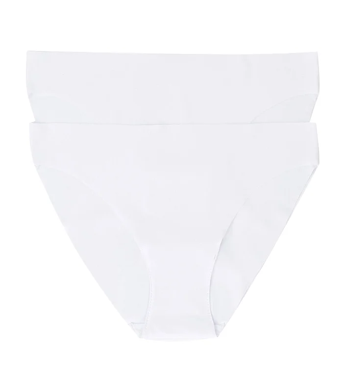 2-Pack Classic Microfiber Briefs White