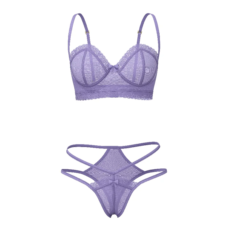 Demi Bra & High Cut Tanga