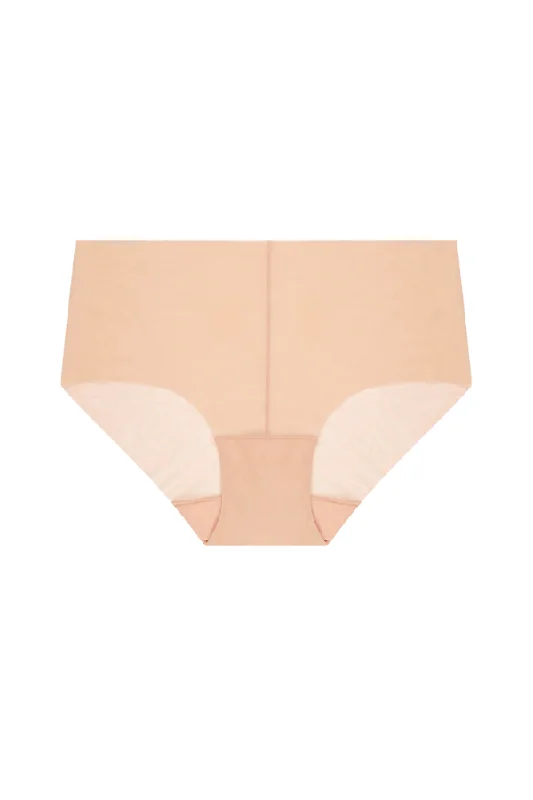 Nude Invisible High Waisted Brief