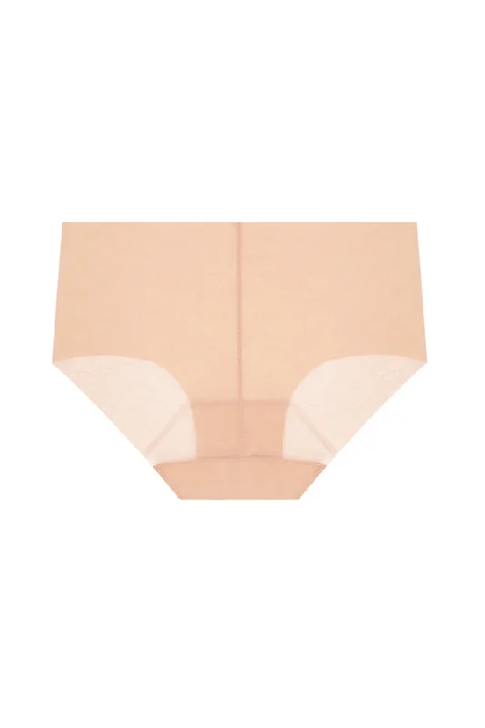 Nude Invisible High Waisted Brief