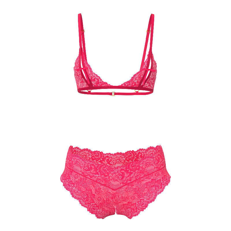 Bralette & Split Crotch Boy Short