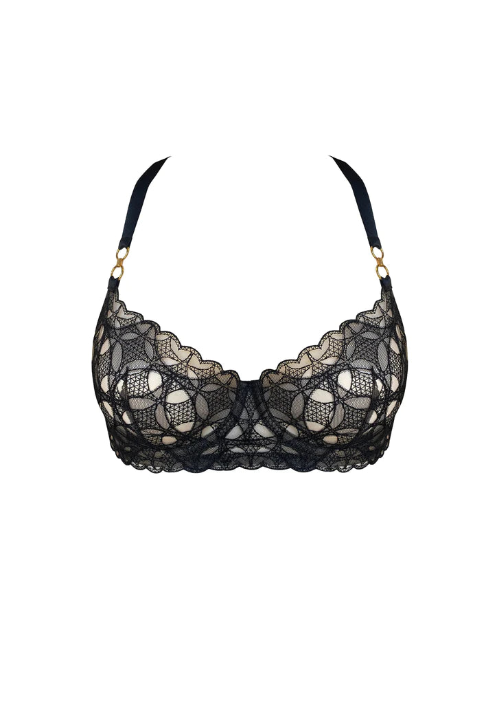 Bordelle Alta Balconette Wire Bra | BLACK