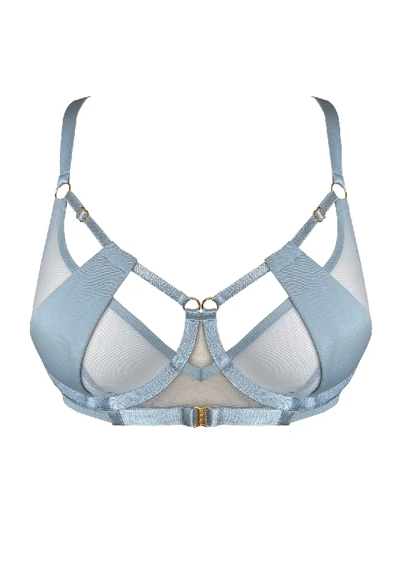 Bordelle Vero Balconette Wire Bra | DUSTY BLUE