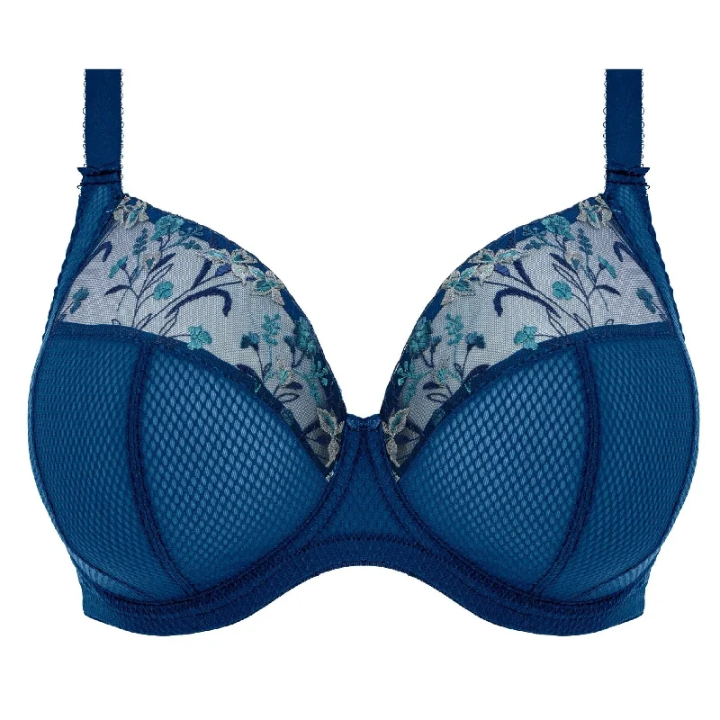 Elomi Charley Sheer Plunge Bra | PETROL | NEW CUT