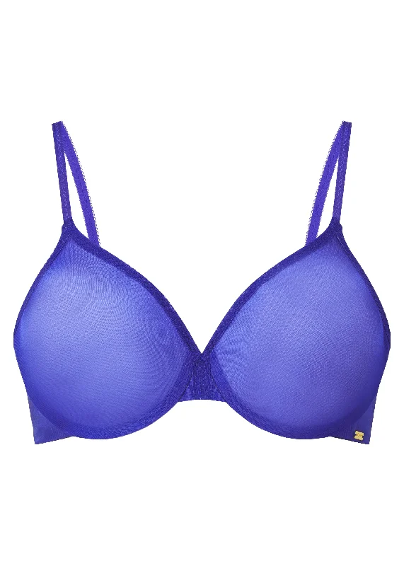 Gossard Glossies Moulded Sheer Bra | SPECTRUM BLUE