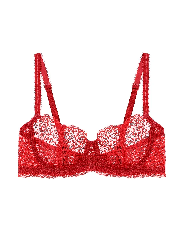 Journelle Allegra Balconette Bra | VERMILLION RED