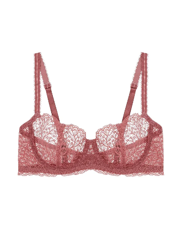 Journelle Allegra Balconette Bra | ROSE