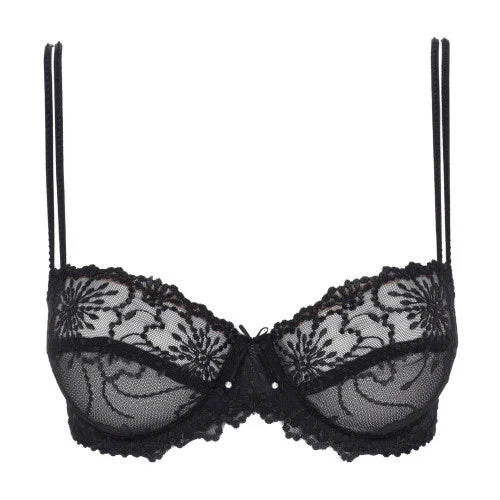 Marie Jo Jane Horizontal Seam Balcony Bra  | BLACK