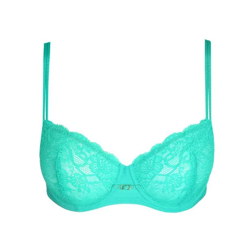 Marie Jo Melipha Balcony Vertical Seam Bra | VIVID GREEN