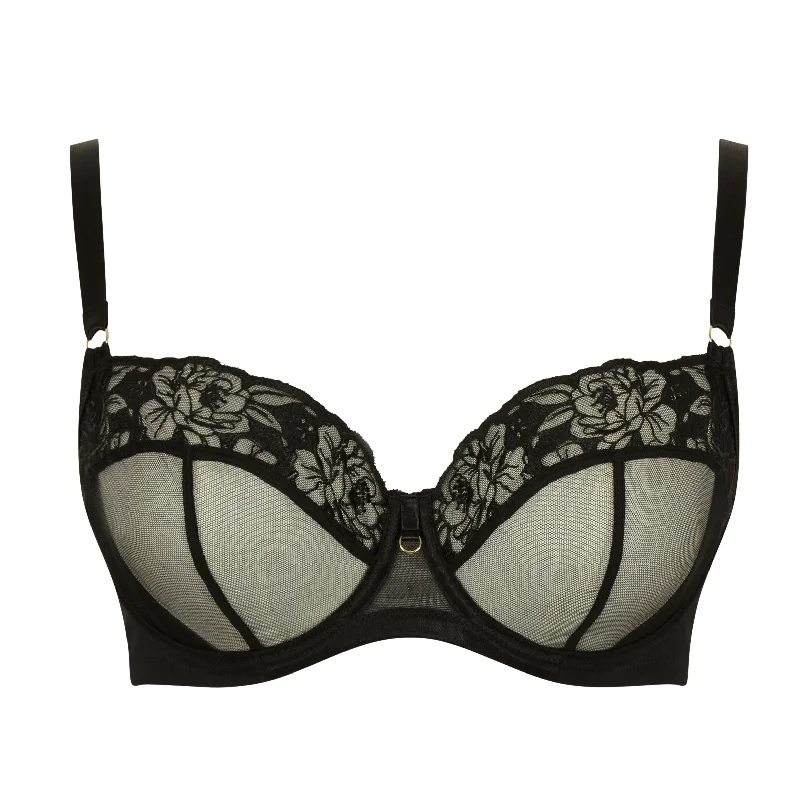 Panache Rosa Balcony Bra | BLACK