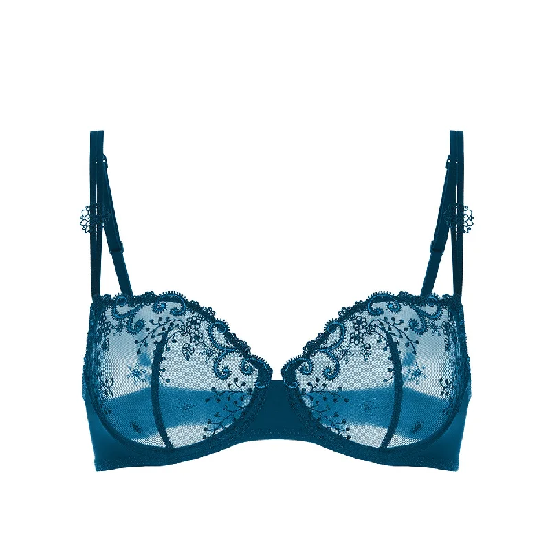 Simone Perele Delice Demi Cup Bra | PRESTIGE BLUE