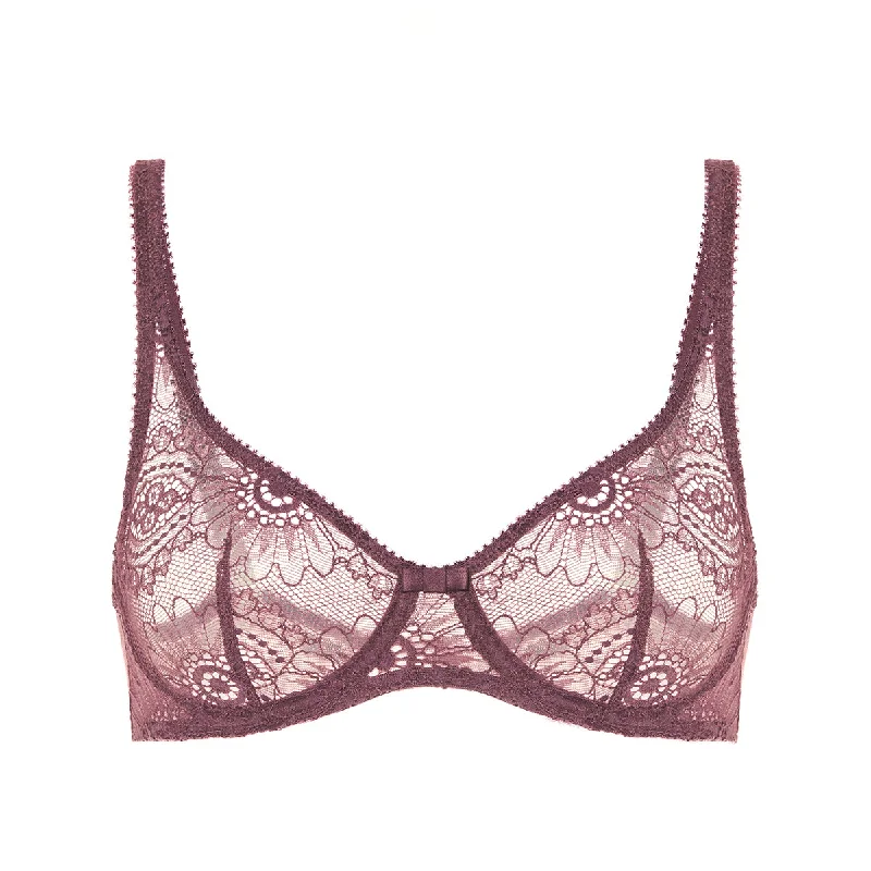 Simone Perele Embleme Curved Neckline Bra | BYZANTINE