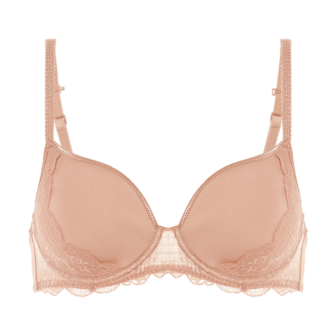 Simone Perele Reve Spacer Plunge Bra | BEIGE