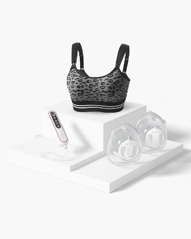 V2 Bra Bundle: V2 Hands-free Breast Pump and 4-in-1 Pumping Bra(YN12)