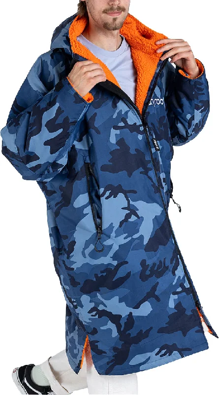 Dryrobe Advance Long Sleeve Changing Robe - Blue Camo