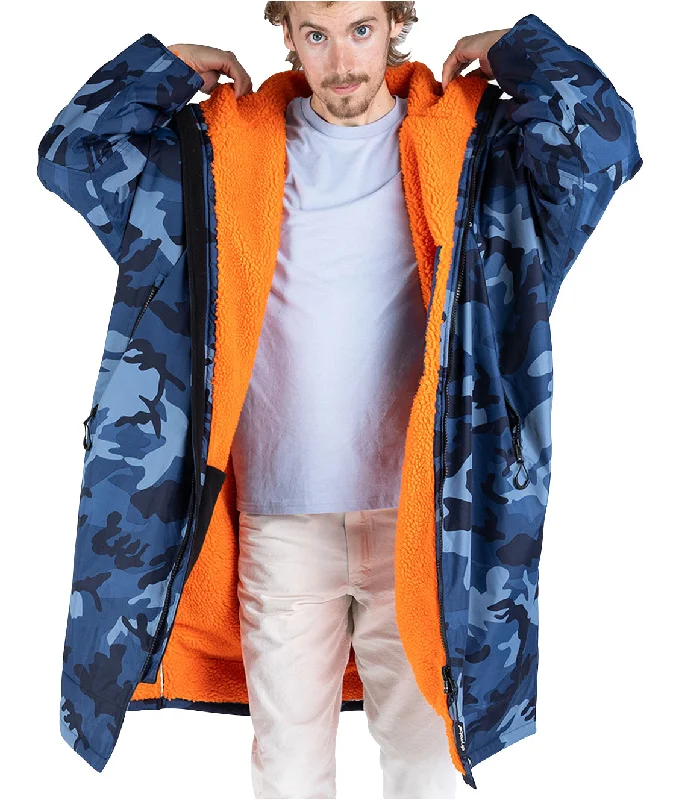 Dryrobe Advance Long Sleeve Changing Robe - Blue Camo