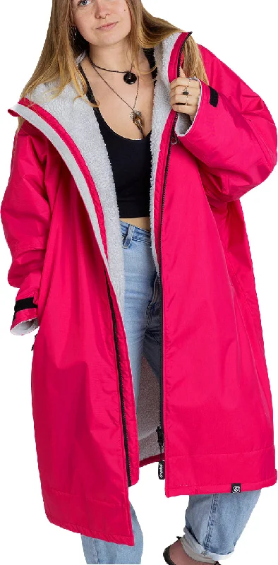 Dryrobe Advance Long Sleeve Changing Robe - Pink