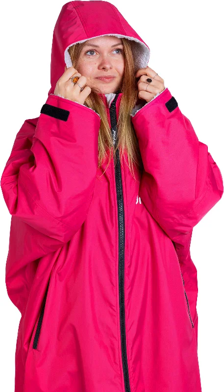 Dryrobe Advance Long Sleeve Changing Robe - Pink