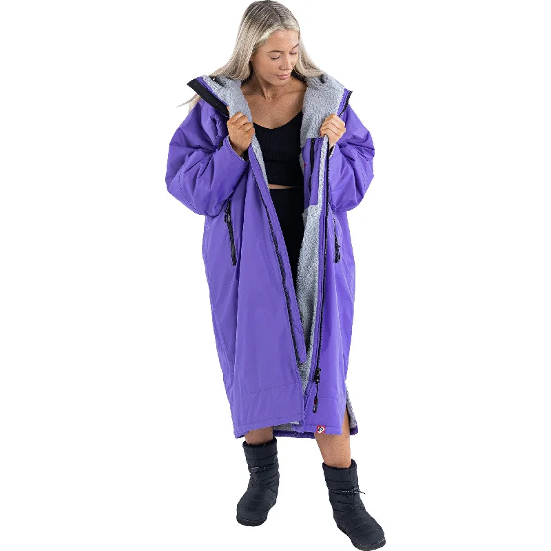 Dryrobe Advance Long Sleeve Changing Robe - Purple