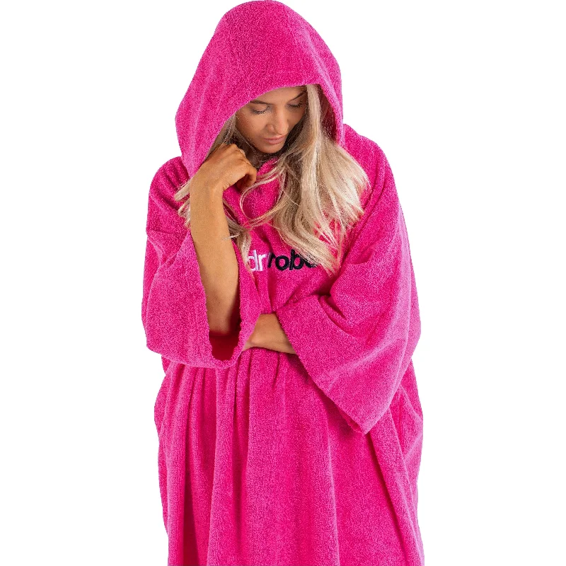 Dryrobe Organic Towel Changing Robe - Pink