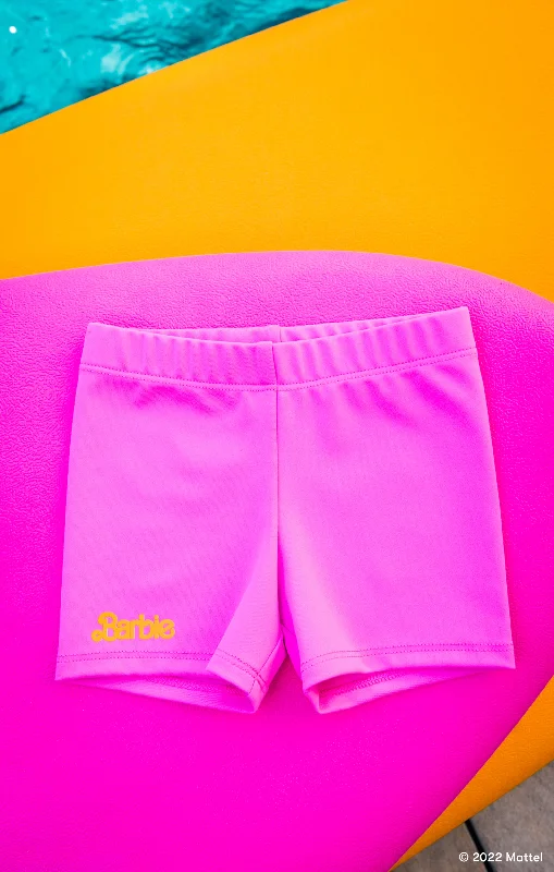 Little Workout Biker Shorts ~ Malibu Pink