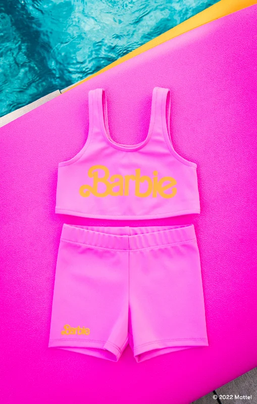 Little Workout Sport Top ~ Malibu Pink