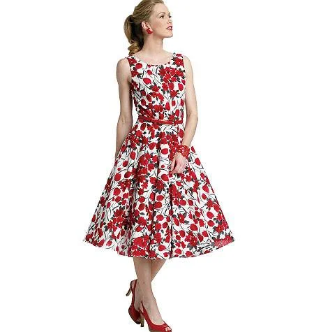 Delicate embroideryButterick 5748 Misses' Petite Dress Pattern | Easy | Vintage