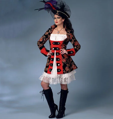 Utility-glamButterick 6114 Women's Pirate Costume Pattern