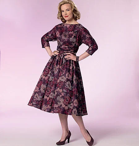 Muted-tonesButterick 6242 Misses' Dress Pattern