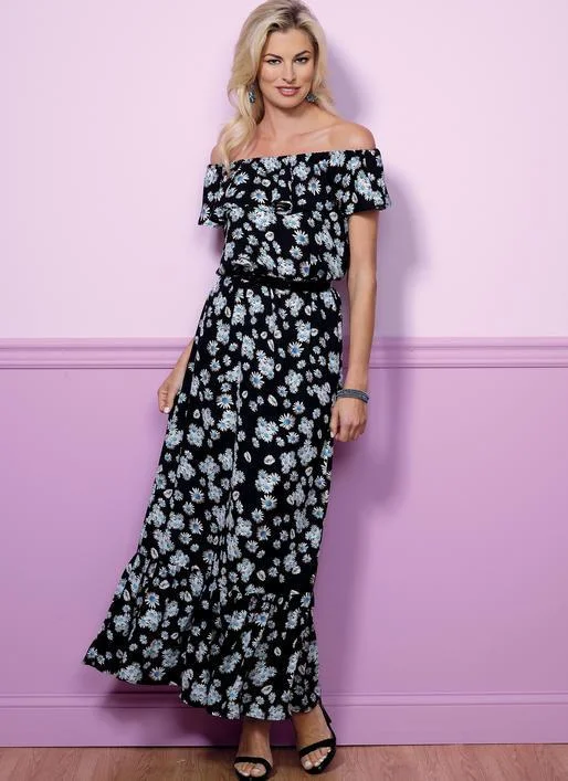 Business-chicButterick 6451 Misses' Gathered, Blouson Dresses Pattern