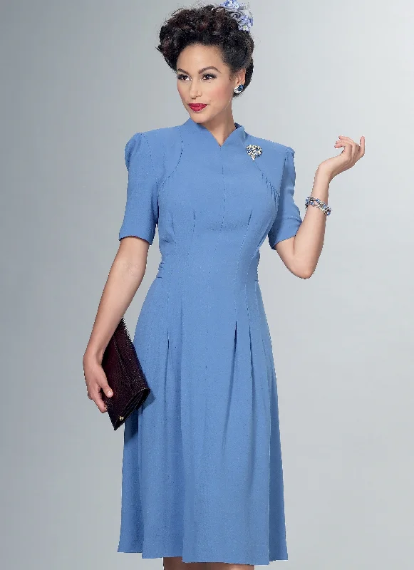 ElegantButterick 6485 Misses' Dresses with Waist Tie Pattern