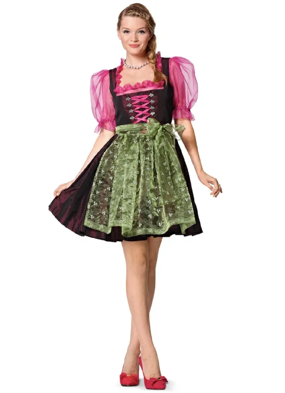 GlamorousBurda 7057 Dirndl Folklore Dress Pattern