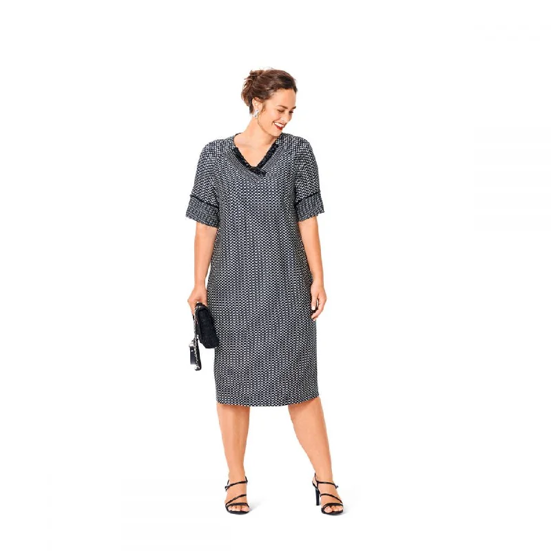 Layered effortlessBurda Dress and Top 6018