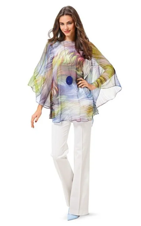 Bonded-fabricsBurda Dress and Top 6589