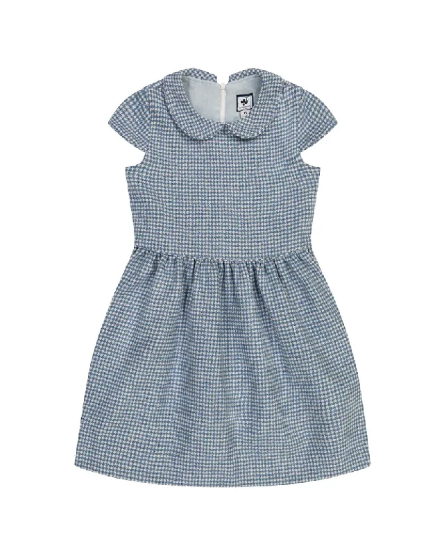 Luxe-streetBusy Bees Anna Cap Sleeve Wool-Blend Dress
