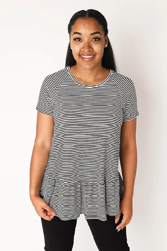 Tempting curvesChalk and Notch Waterfall Raglan Top & Dress