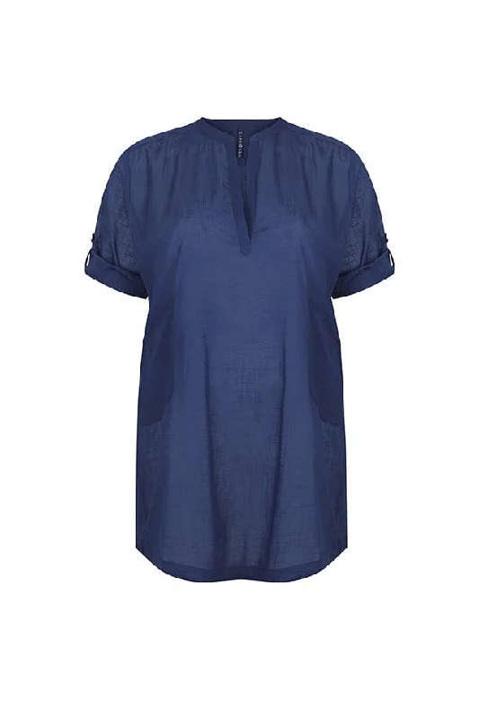 Capsule-wardrobe readyCotton Overshirt Navy