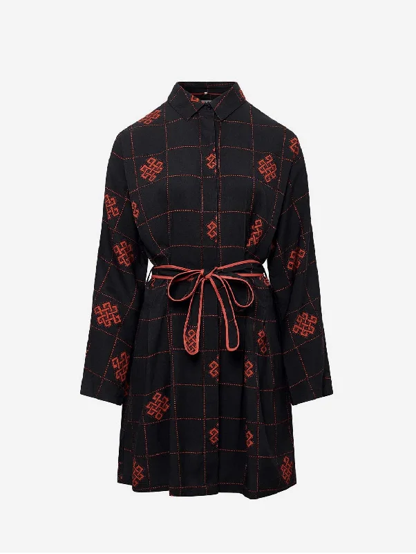 Effortlessly-stylishSeba Women's TENCEL™ Eternal Knot Dress | Black