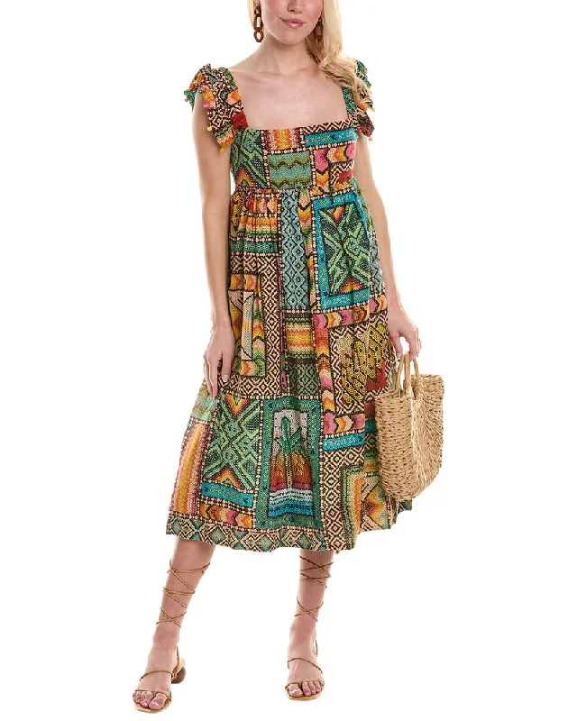 StylishFARM Rio Fresh Forest Scarf Mini Dress