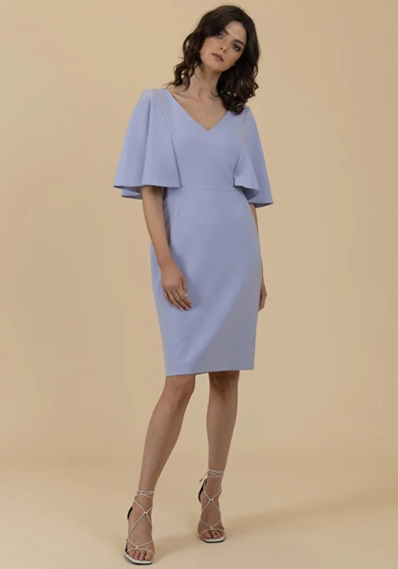 Sleek & structuredFee G Flared Sleeve Dress, Dove