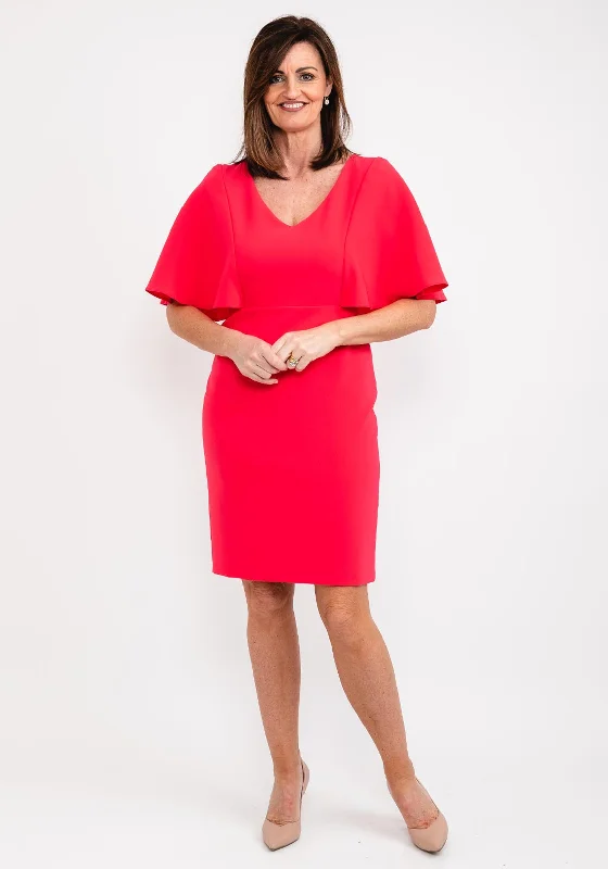 Chic-effortlessFee G Flared Sleeve Dress, Watermelon