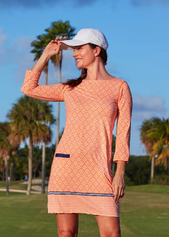 Rocker-chicFisher Island Cabana Shift Dress