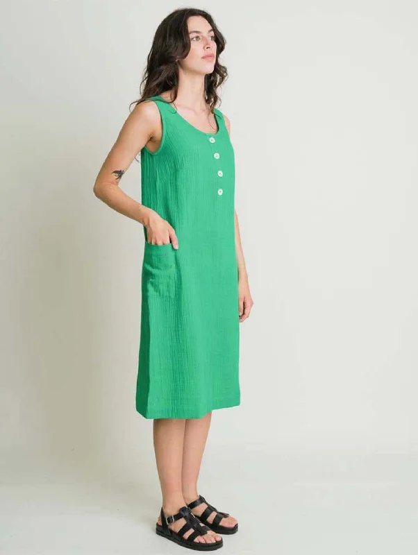 Laid-back-stylishFlori Cotton Sun Dress | Mint