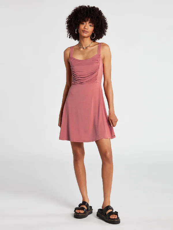 Cozy-minimalistGo Fun Yourself Dress - Sepia