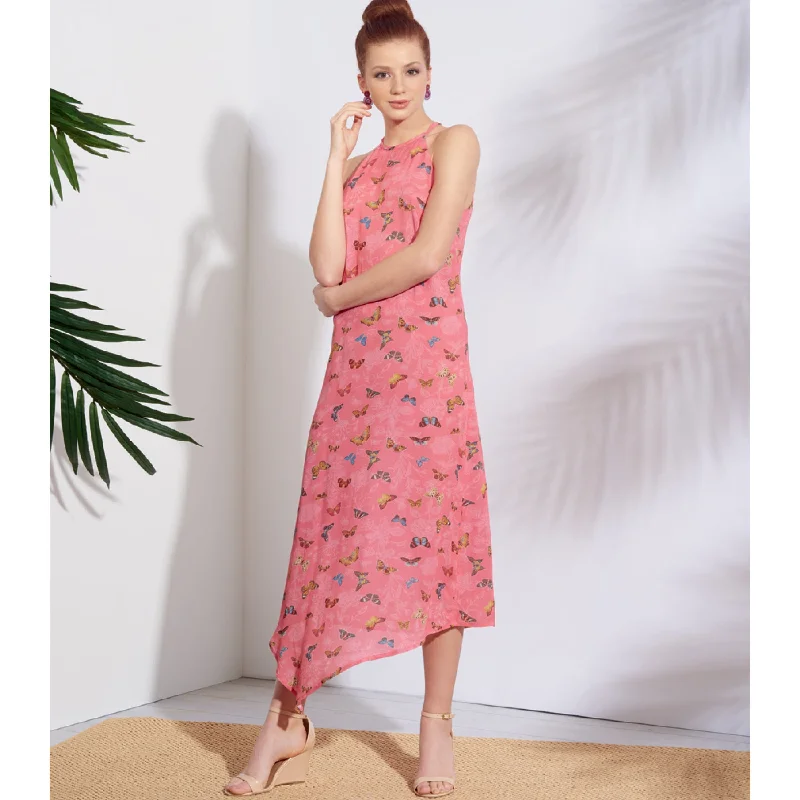 Pearl-embellishedSimplicity Pattern 8909 slip-on dresses pattern