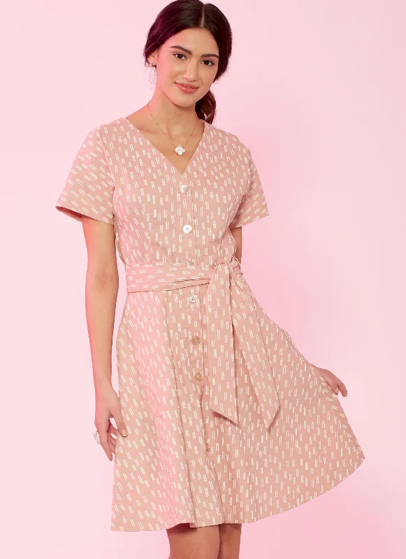Feminine & refinedMcCall's 7920 Misses'/Miss Petite Dresses and Belt