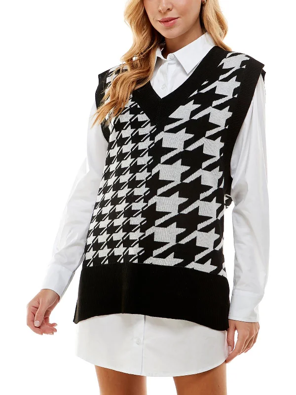 Layered-coolJuniors Womens Short Sweater Two Piece Dress