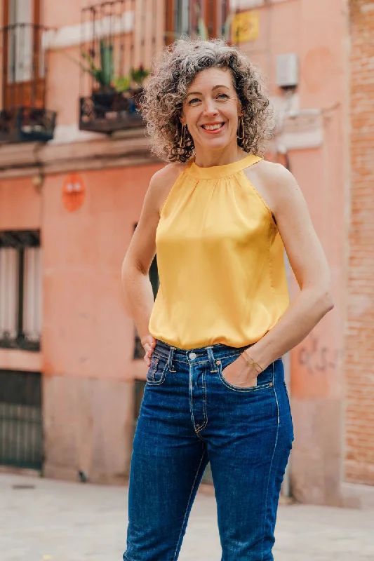 Statement-makingLiesl + Co Sintra Halter Top and Dress