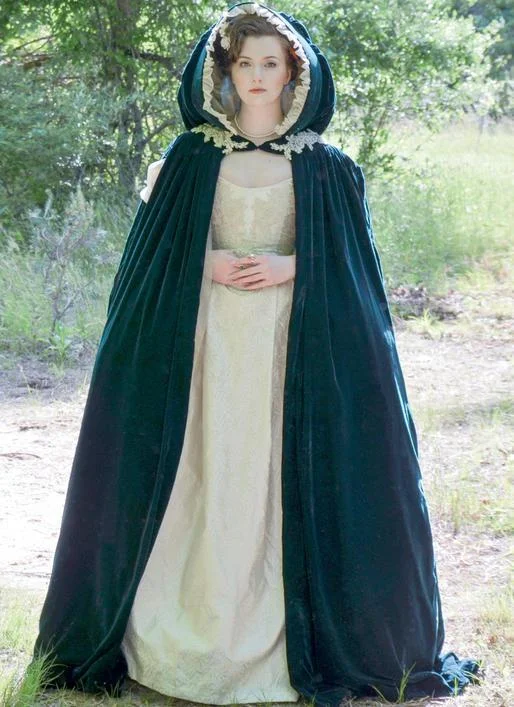 Satin-drapedM7886 Misses' Historical Costume Sewing Pattern