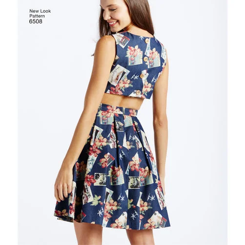 Monochrome-coolNew Look Dresses and Top N6508